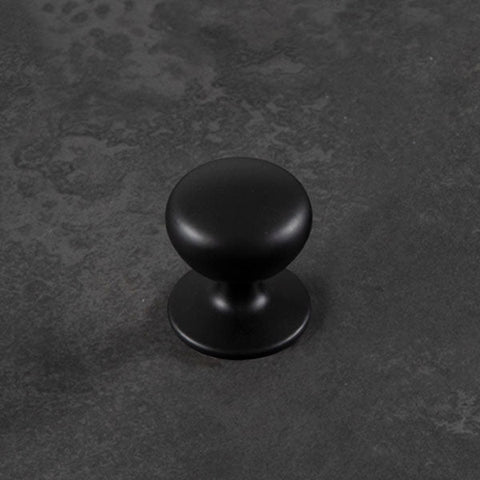 New Hampton Round Knob 32mm Matt Black