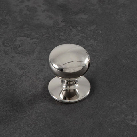 New Hampton Round Knob 32mm Polished Nickel