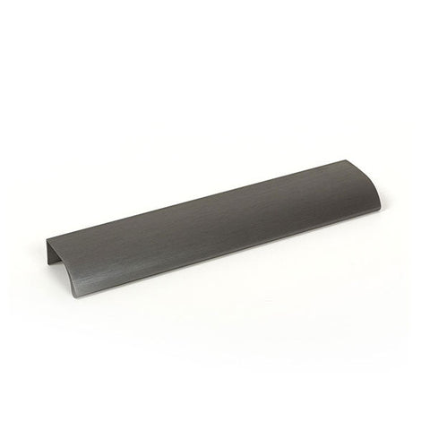 Momo Handles Ona Lip Pull Handle 128mm Brushed Grey - The Blue Space