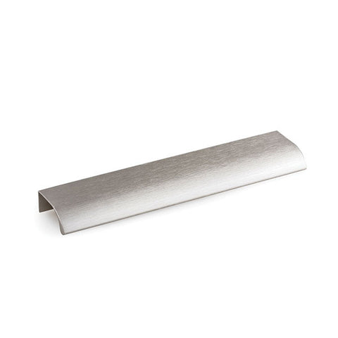 Momo Handles Ona Lip Pull Handle 128mm Dull Brushed Nickel -The Blue Space