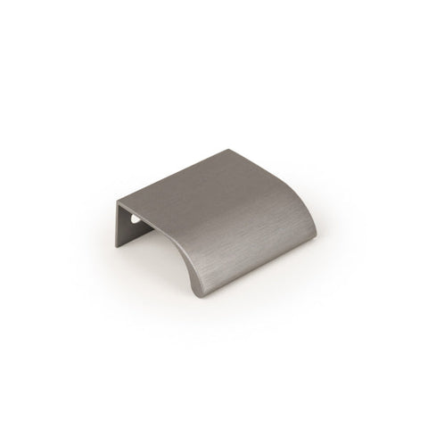 Ona Lip Pull Handle Brushed Grey