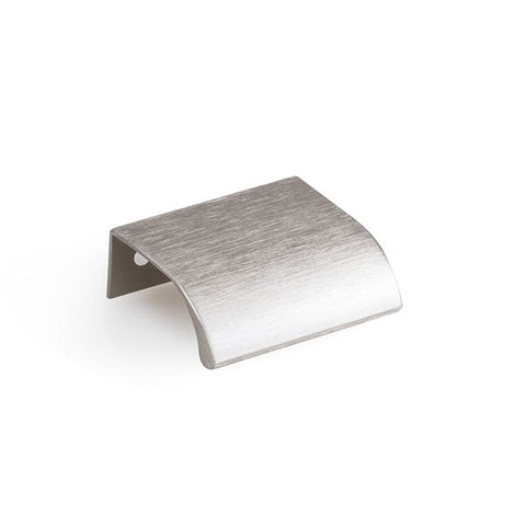 Momo Handles Ona Lip Pull Handle 32mm Dull Brushed Nickel -The Blue Space