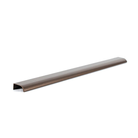 Momo Handles Ona Lip Pull Handle 544mm Metallic Golden Brown - The Blue Space
