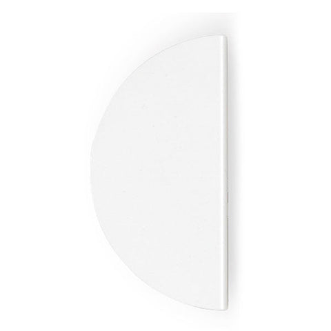 Momo Handles Sola Half Round Lip Pull 240mm White - The Blue Space