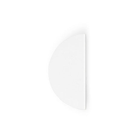Momo Handles Sola Half Round Lip Pull 80mm White - The Blue Space