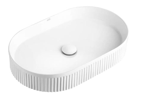 Kensington Basin Matte White (Oval: 560x350x120mm)