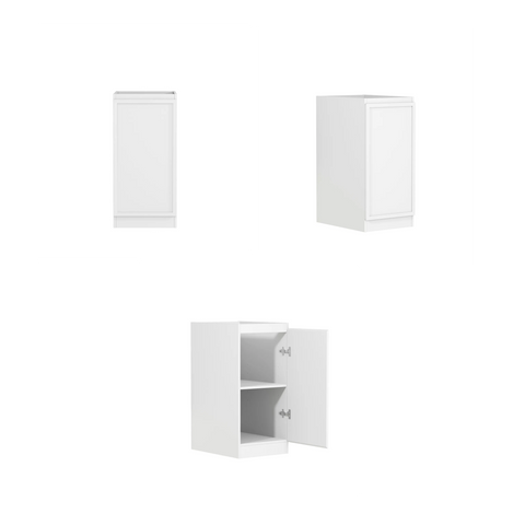 Hampshire White Laundry Cabinet Set 1715x600x2100 (Set A)
