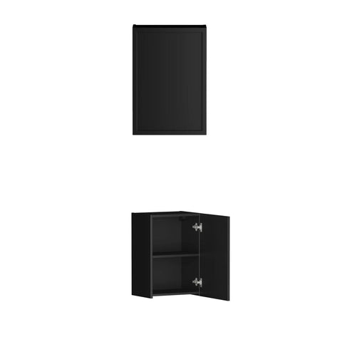 Hampshire Black Laundry Set 1715x600x2100 (Set B)