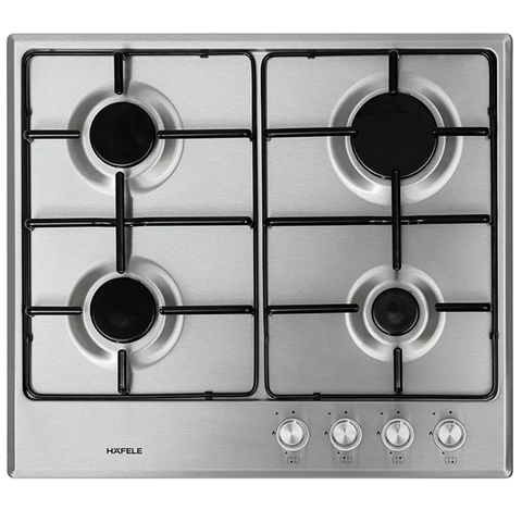 Häfele 60cm Gas Cooktop in stainless steel