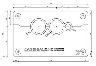Cabiseal Dishwasher Cover Plate
