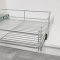 Pull Out Pantry Wire Basket (100mm High) Bottom Mount