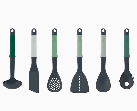 Elevate™ 6-piece Green Utensil Set - Editions