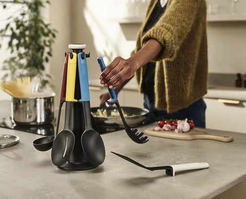 Elevate™ 6-piece Multicolour Utensil Set with Storage Stand