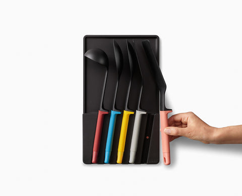 10-piece Multicolour In-drawer Knife & Utensil Set