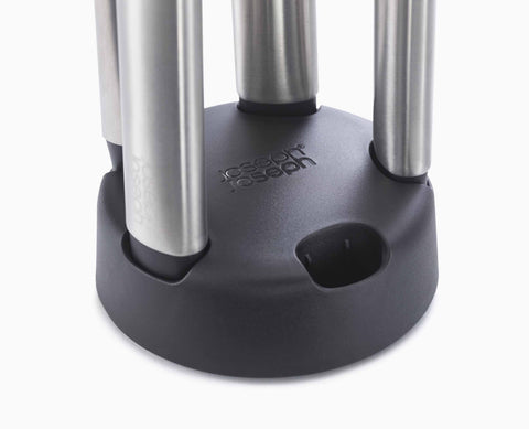 Elevate™ Fusion 5-piece Stainless-steel Utensil Set with Compact Stand