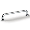 Furniture Handle H1715 Material: Zinc-alloy Finish: Chrome plated polishedCopper plated polishedTin plated antiqueNickel plated black polishedWhite mattBlack matt Hole Centres: 128 mm160 mm Dimensions: 144 x 28 mm176 x 28 mm Note: Please order screws sepa