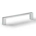 Furniture Handle H1735 Material: Zinc-alloy Finish: Chrome plated polishedNickel plated brushedBrass plated antiqueUsed look brushed Hole centres: 128 mm160 mm Dimensions: 139 x 28 mm171 x 28 mm Note: Please order screws separately:022.35.225: 22mm Screws