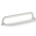 Furniture Handle H1715 Material: Zinc-alloy Finish: Chrome plated polishedCopper plated polishedTin plated antiqueNickel plated black polishedWhite mattBlack matt Hole Centres: 128 mm160 mm Dimensions: 144 x 28 mm176 x 28 mm Note: Please order screws sepa