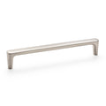 Furniture Handle H2125 Material: Zinc alloy Finish: Antibacterial Nickel BrushedAntibacterial Black Used look Nickel BrushedBlack Used lookChrome Polished Hole centres: 96 mm128 mm160 mm Dimensions: 171 x 27 mm108 x 27 mm140 x 27 mm Note: Please order scr