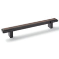 Furniture Handle H1930 Material: Zinc alloy Finish: Antique Brass ColouredOil Rubbed Bronze ColouredBlack Matt Hole centres: 160 mm Dimensions: 220 x 30 mm Note: Please order screws separately:022.35.225: 22mm Screws for use with all Häfele handles where