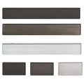 Furniture Handle H1975 Material: Zinc alloy Finish: Black MattBlack Nickel BrushedNickel Brushed Hole centres: 160 mm32 mm Dimensions: 200 x 23 mm52 x 23 mm Note: Please order screws separately:022.35.225: 22mm Screws for use with all Häfele handles where