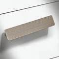 Furniture Handle H1910 Material: Zinc alloy Finish: Champagne MattBlack MattBrass PolishedAntique Brass Coloured Hole centres: 128/160 mm Dimensions: 190 x 19 mm Note: Please order screws separately:022.35.225: 22mm Screws for use with all Häfele handles