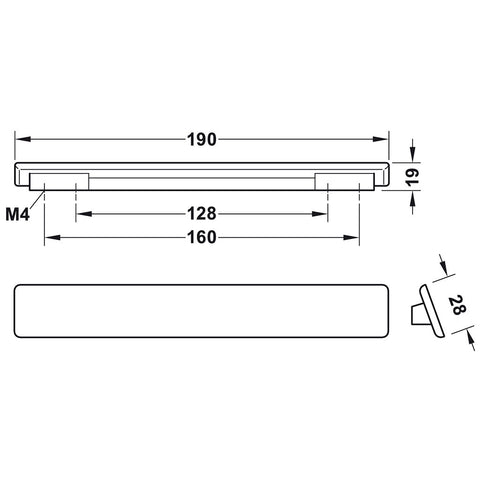 Furniture Handle H1910