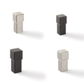 Furniture Knob H1940 | Four Finishes Material: Zinc alloy Finish: Nickel BrushedGrey AnodisedBlack Matt Rough Finish Hole centres: Ø 12 mm Dimensions: 14 x 34 mm Note: Please order screws separately:022.35.225: 22mm Screws for use with all Häfele handles