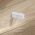 Furniture Knob H1940 | Four Finishes Material: Zinc alloy Finish: Nickel BrushedGrey AnodisedBlack Matt Rough Finish Hole centres: Ø 12 mm Dimensions: 14 x 34 mm Note: Please order screws separately:022.35.225: 22mm Screws for use with all Häfele handles