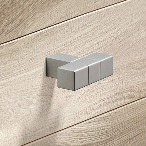 Häfele Furniture Knob in brushed nickel
