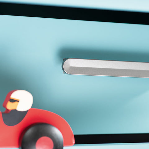 Häfele Furniture Handle in grey metallic