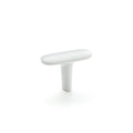 Furniture Knobs H2140 Material: Zinc alloy Finish: Black MattWhite MattNickel BrushedGold BrushedChrome Polished Dimensions: 46 x 31 mm Note: Please order screws separately:022.35.225: 22mm Screws for use with all Häfele handles where panel thickness is 1