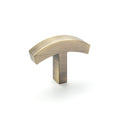 Häfele Furniture Knob in antique brass