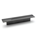 Furniture Handle H2195 Material: Zinc alloy Finish: Dark PewterNickel BrushedSlate Grey Hole centres: 64 mm Dimensions: 124 x 23 mm173 x 23 mm Note: Please order screws separately:022.35.225: 22mm Screws for use with all Häfele handles where panel thickne
