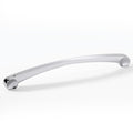Furniture Handle H1325 Material: Zinc alloy Finish: Chrome plated polishedNickel plated brushedWhite mattBlack matt Hole centres: 160 mm192 mm Dimensions: 180 x 28 mm212 x 28 mm Note: Please order screws separately:022.35.225: 22mm Screws for use with all