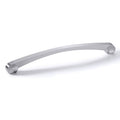 Furniture Handle H1325 Material: Zinc alloy Finish: Chrome plated polishedNickel plated brushedWhite mattBlack matt Hole centres: 160 mm192 mm Dimensions: 180 x 28 mm212 x 28 mm Note: Please order screws separately:022.35.225: 22mm Screws for use with all