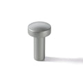 Furniture Handle H1340 Material: Zinc-alloy Finish: Chrome plated polishedNickel plated brushedWhite mattBlack mattIron coloured used look Diameter: 20 mm Height: 31 mm Note: Please order screws separately:022.35.225: 22mm Screws for use with all Häfele h