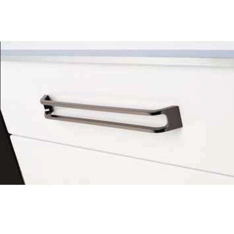 Häfele aluminium furniture handle in brushed nickel