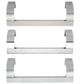 Aluminium Furniture Handle Material: Aluminium Finish: Chrome plated, polishedChrome plated, mattNickel plated, brushed Hole centres: 160 mm320 mm Dimensions (A x B x D): 180 x 48 x 49 mm340 x 48 x 49 mm Note: Please order screws separately:022.35.225: 22