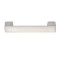 Furniture Handle Studio Finish: Chrome plated mattStainless steel coloured Hole centres: 128 mm Dimensions: 161 x 19 mm Note: Please order screws separately:022.35.225: 22mm Screws for use with all Häfele handles where panel thickness is 16 - 18mm022.35.3