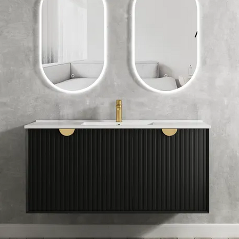 MARLO Wall Hung Vanity 1200mm Matte Black