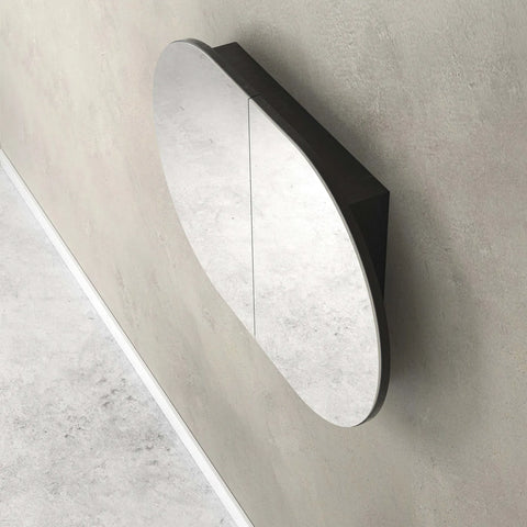 COOGEE Shaving Cabinet 1200mm Black Oak with Optional LED