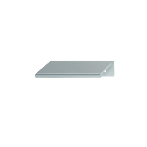 Häfele Studio furniture handle in silver anodised
