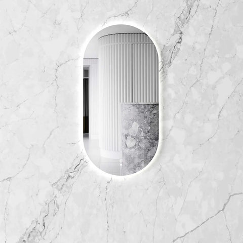 NOOSA LED Oval Frameless Mirror 900x450mm