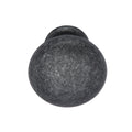 Antique Knob Studio Finish: Antique ironPewter Dimensions: 31 x 28 mm Note: Please order screws separately:022.35.225: 22mm Screws for use with all Häfele handles where panel thickness is 16 - 18mm022.35.387: 38mm Screws for use with all Häfele handles wh