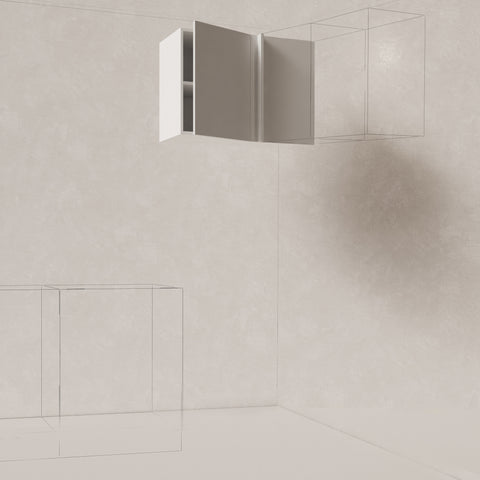 Overhead Cabinet – Medium – Adjustable Corner