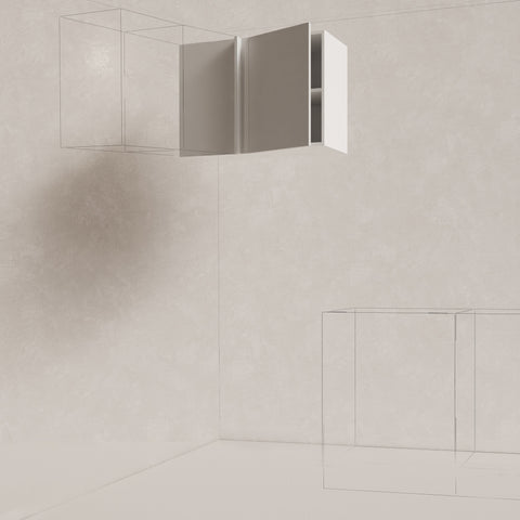 Overhead Cabinet – Medium – Adjustable Corner