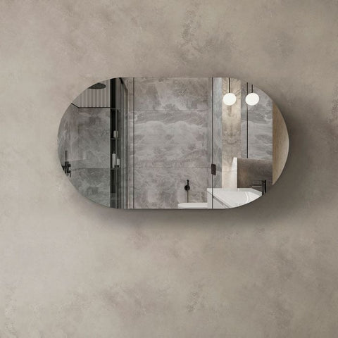 COOGEE Shaving Cabinet 1500mm Black Oak with Optional LED