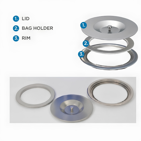 Krome Benchtop Lid — Satin