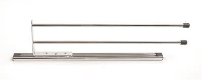 Krome Tea Towel Rail Chrome Telescopic